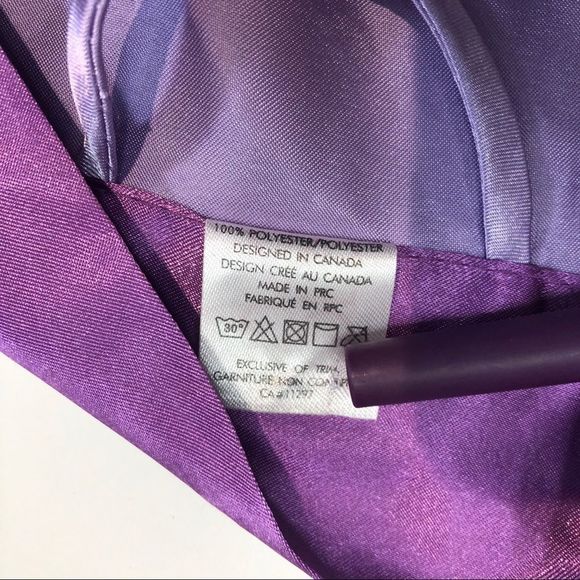 Purple Satin Belted Robe Small Medium - Picture 6 of 6